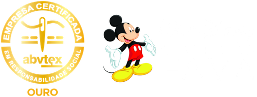 Selo ABVTEX Ouro e certificado Disney FAMA