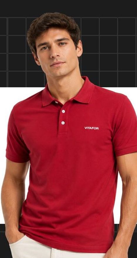 Polo piquet duplo